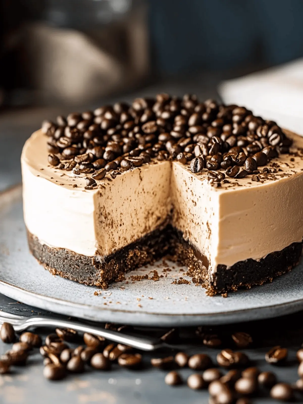Irresistible Espresso Cheesecake: No-Bake Delight Awaits 3 Espresso Cheesecake