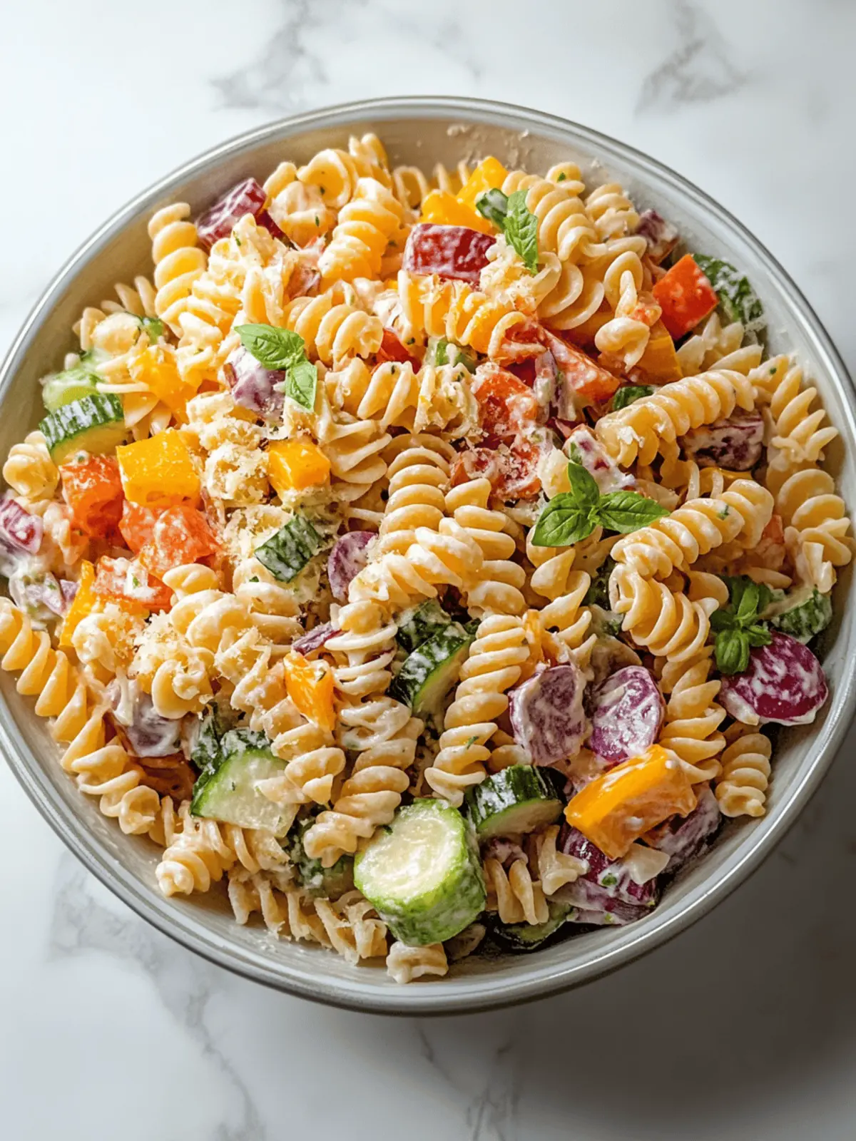 Refreshing Pasta Salad with Vegetables for Easy Summer Meals 3 Pasta Salad With Vegetables