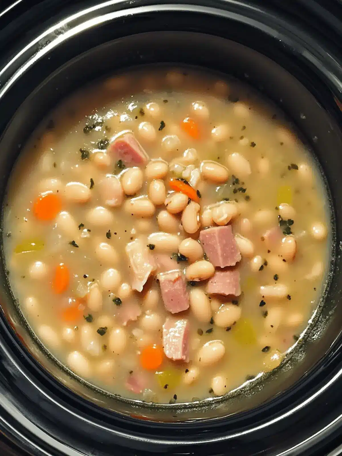 Crockpot White Bean and Ham Soup for Cozy Family Nights 3 Crockpot White Bean and Ham Soup