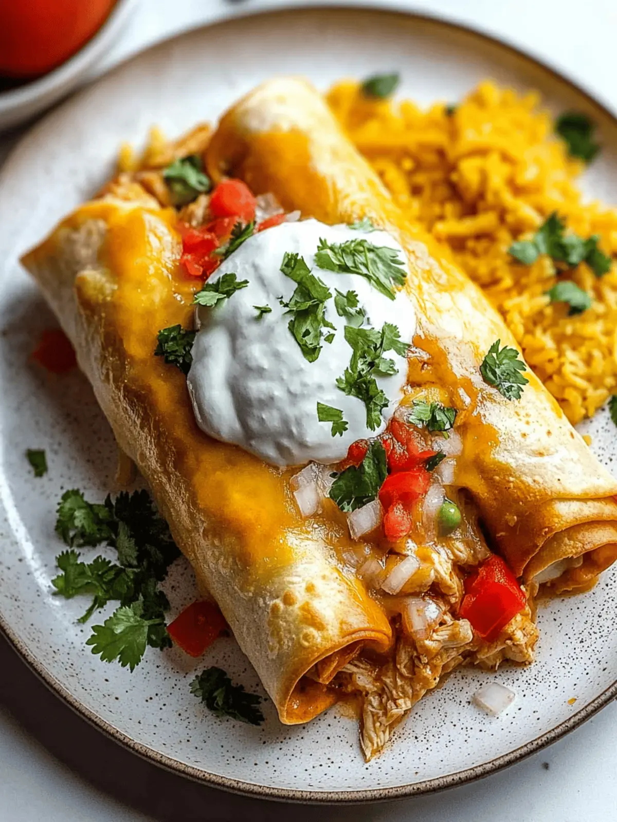 Crispy Chicken Chimichangas for Fast & Flavorful Meals 5 Chicken Chimichangas