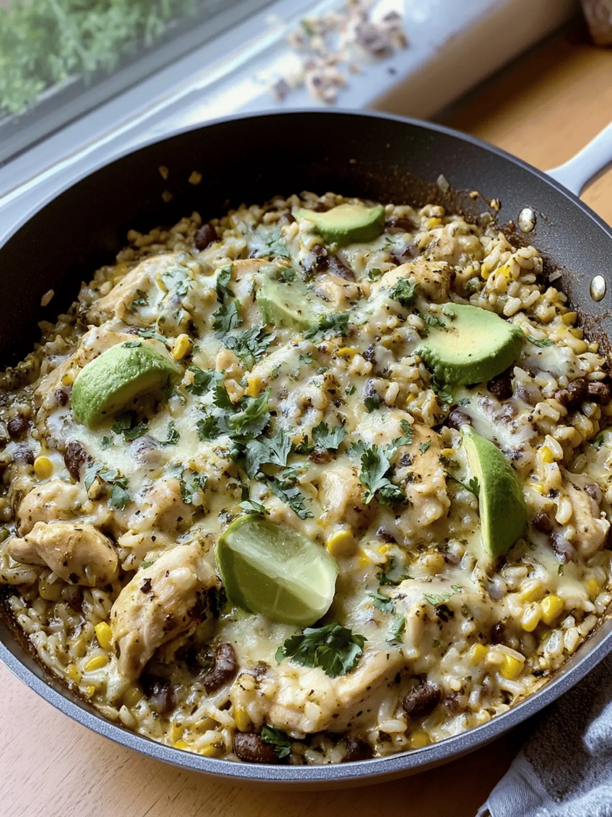 Salsa Verde Chicken & Rice Skillet Your Easy Dinner Solution 2 Salsa Verde Chicken & Rice Skillet