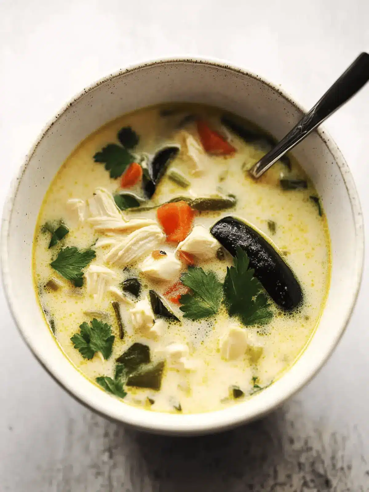 Creamy Chicken Poblano Soup Perfect for Cozy Nights 4 Creamy Chicken Poblano Soup