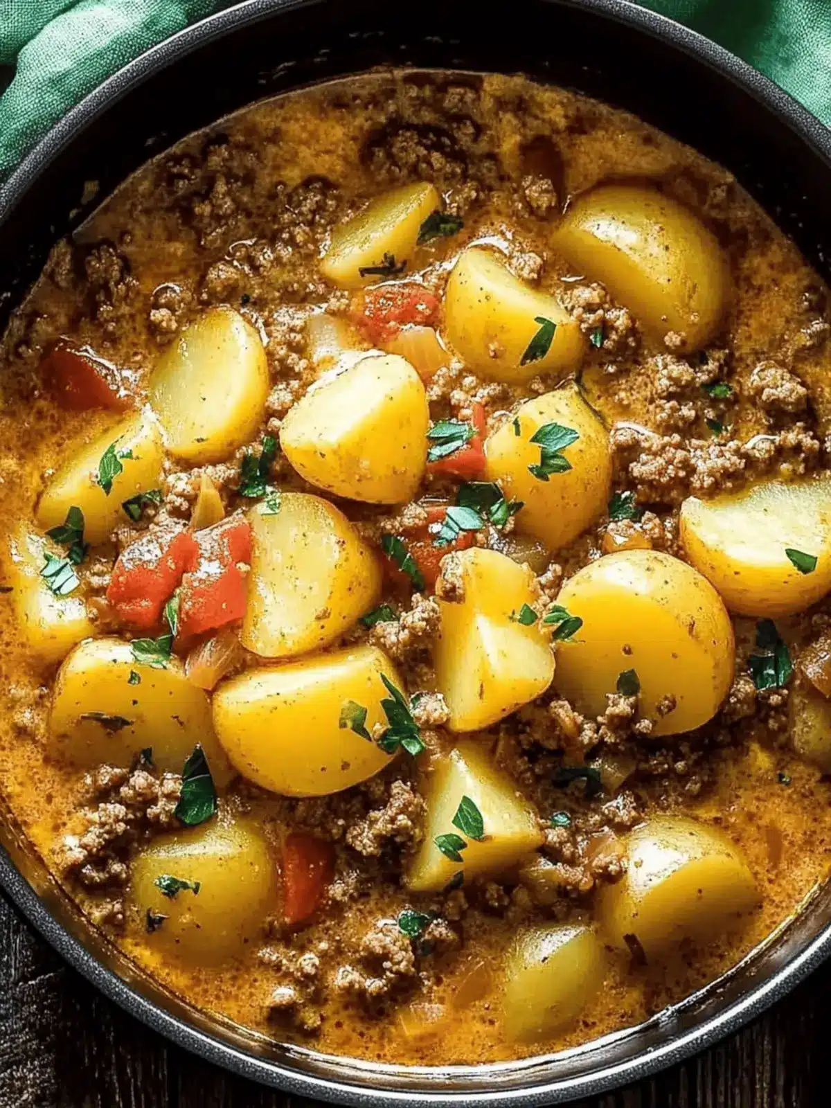 One Pot Ground Beef & Potatoes for Cozy Weeknight Dinners 2 One Pot Ground Beef & Potatoes