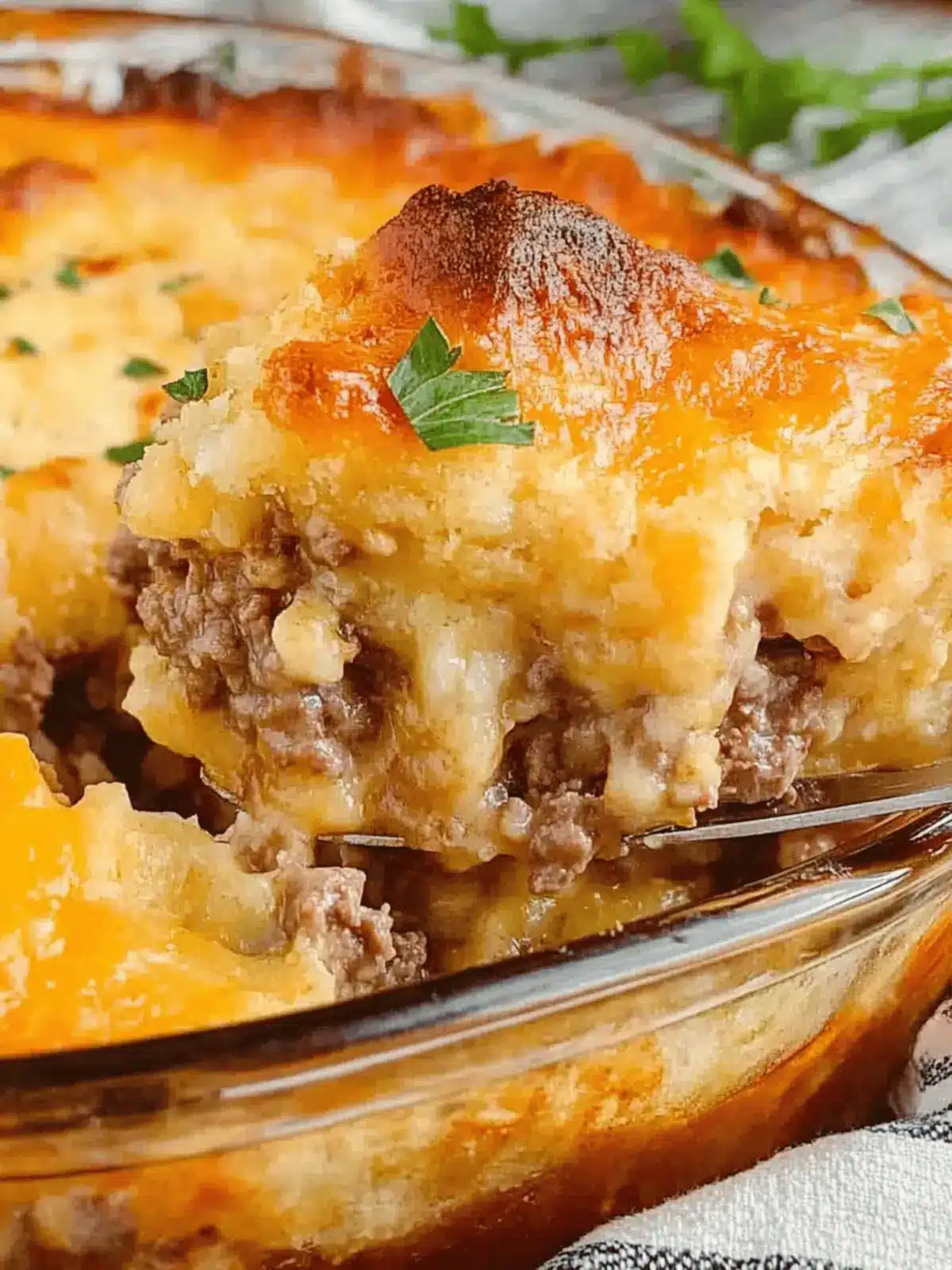 Cheddar Bay Ground Beef Cobbler: Comfort Food Heaven 4 Cheddar Bay Ground Beef Cobbler