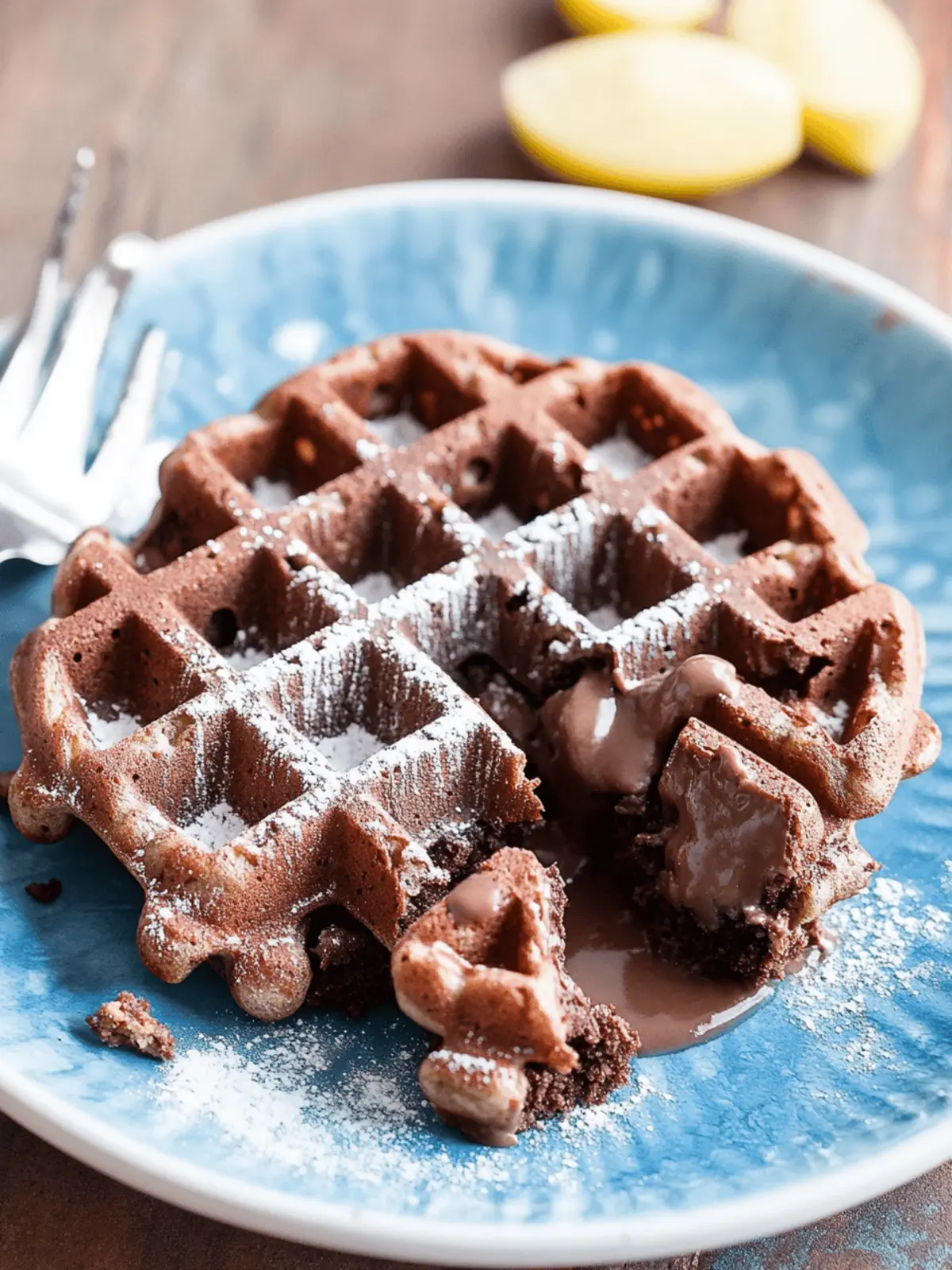 Irresistible Brownie Waffles: Guilt-Free Indulgence Awaits 2 Brownie Waffle