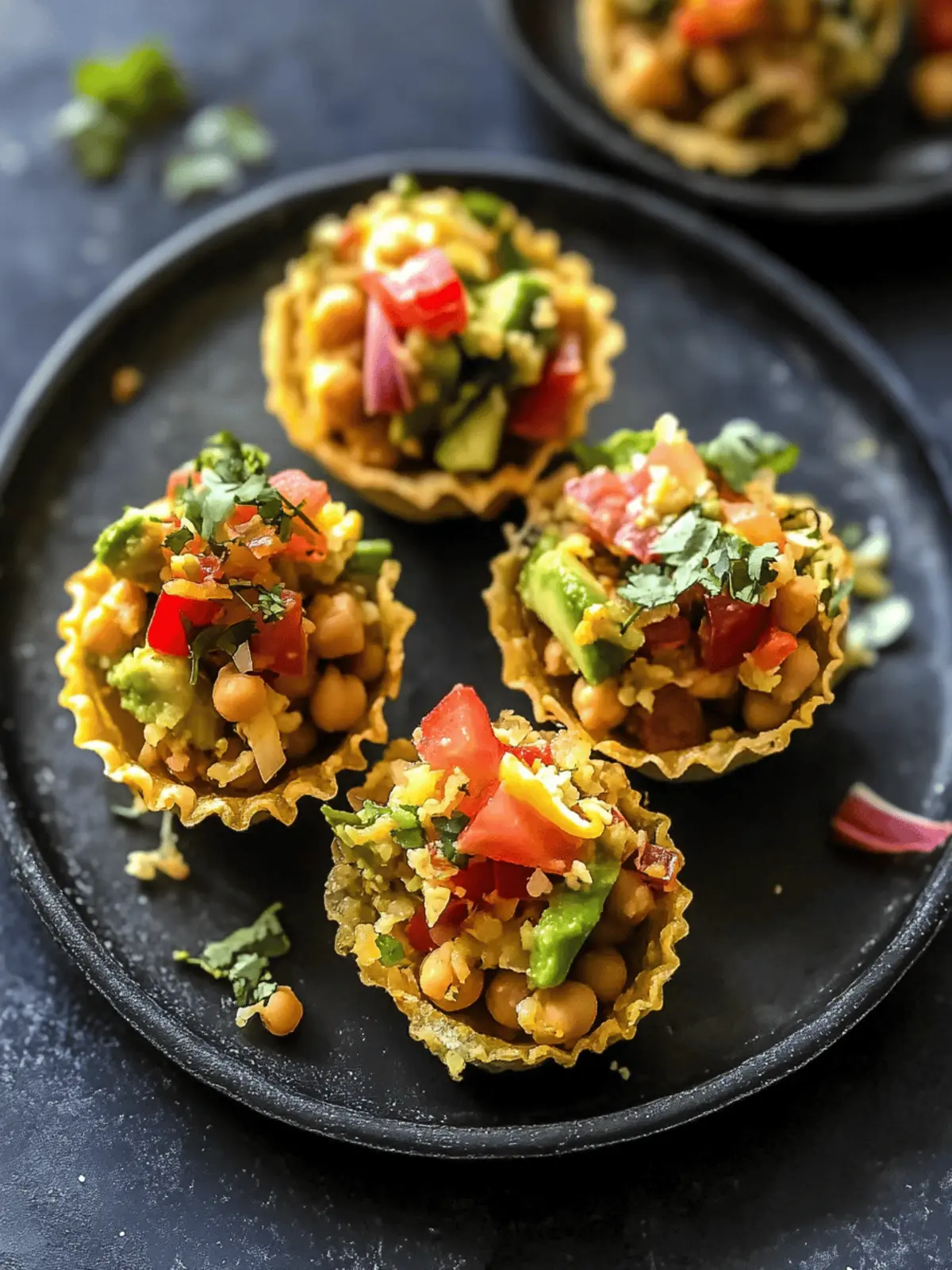 Chickpea Avocado Bhel Cups for Festive Flavorful Fun 2 Chickpea Avocado Bhel Cups