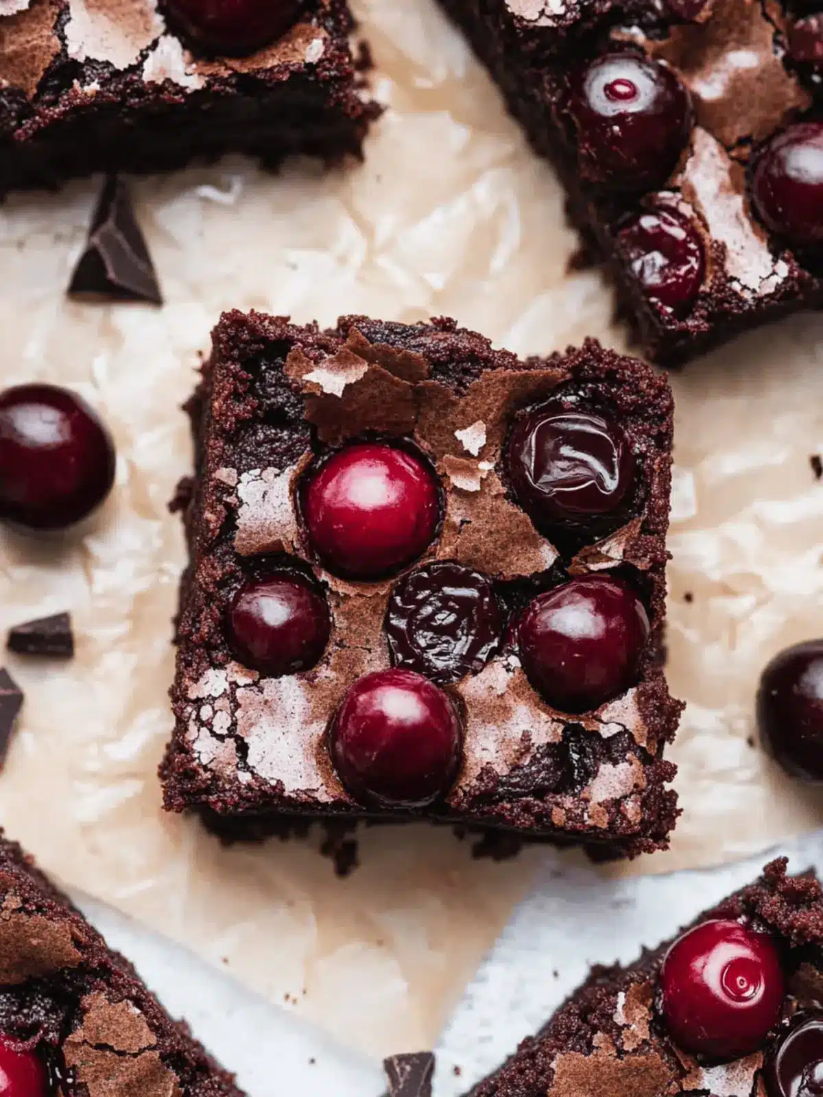 Irresistible Roasted Chocolate Cherry Brownies to Indulge In 2 Roasted Chocolate Cherry Brownies