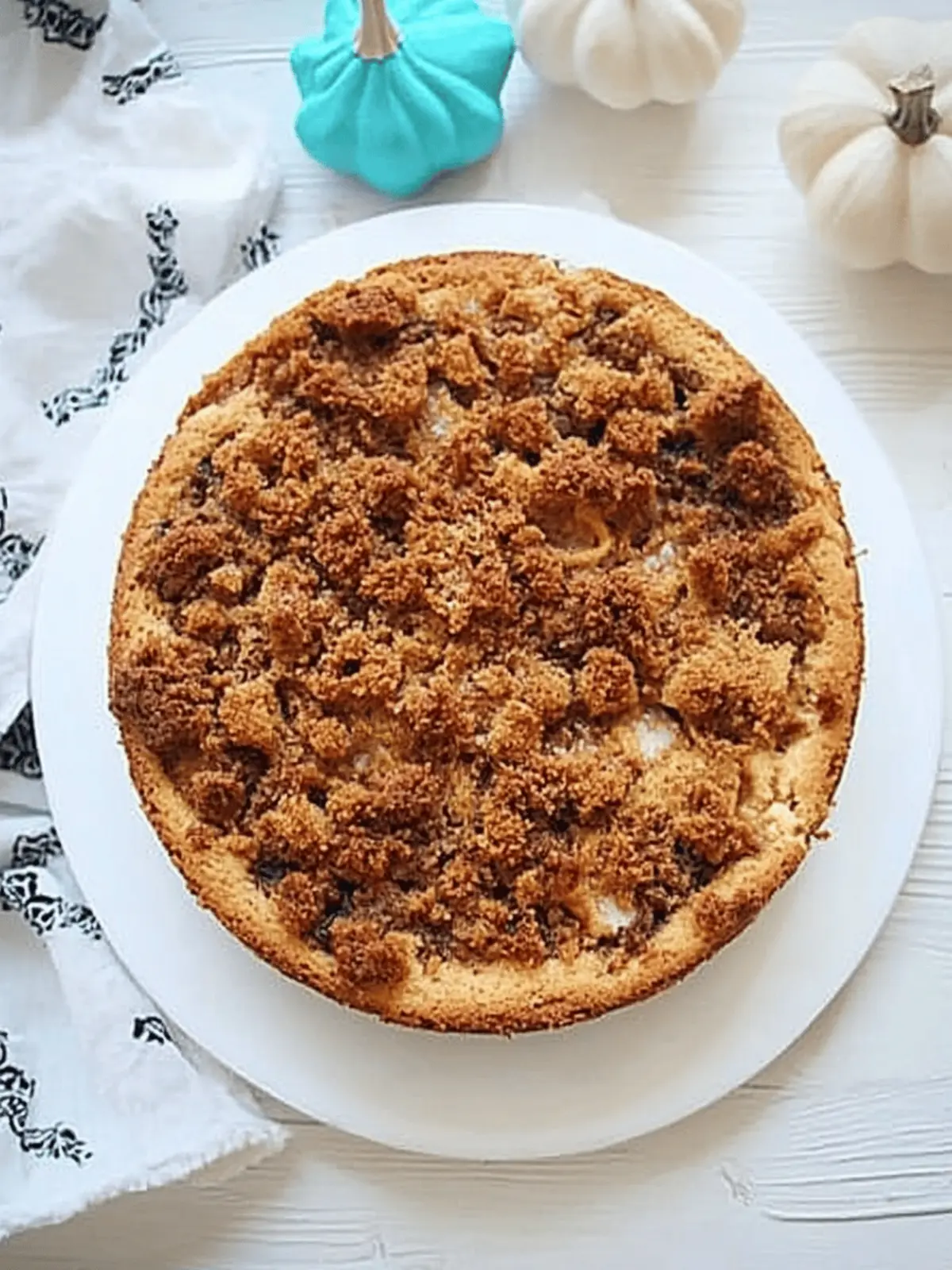 Low Carb Pumpkin Coffee Cake with Cream Cheese Bliss 2 Pumpkin Coffee Cake