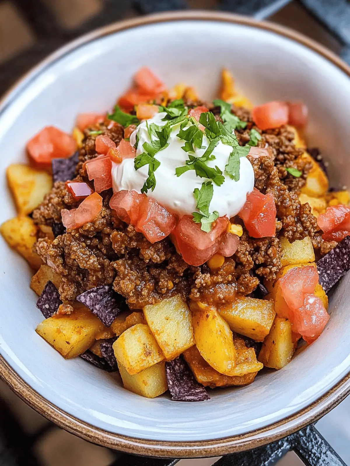 Ground Beef and Potato Taco Bowl: Your New Family Favorite 3 Ground Beef and Potato Taco Bowl