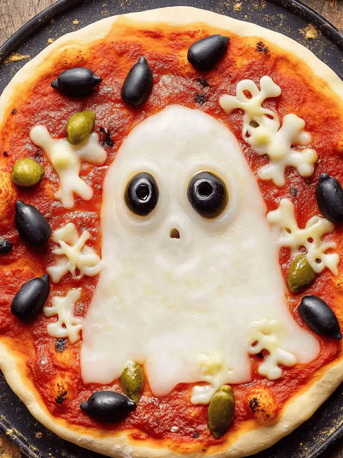Make Spooky Ghost Pizza for Halloween: A Fun Vegan Treat 5 Ghost Pizza for Halloween
