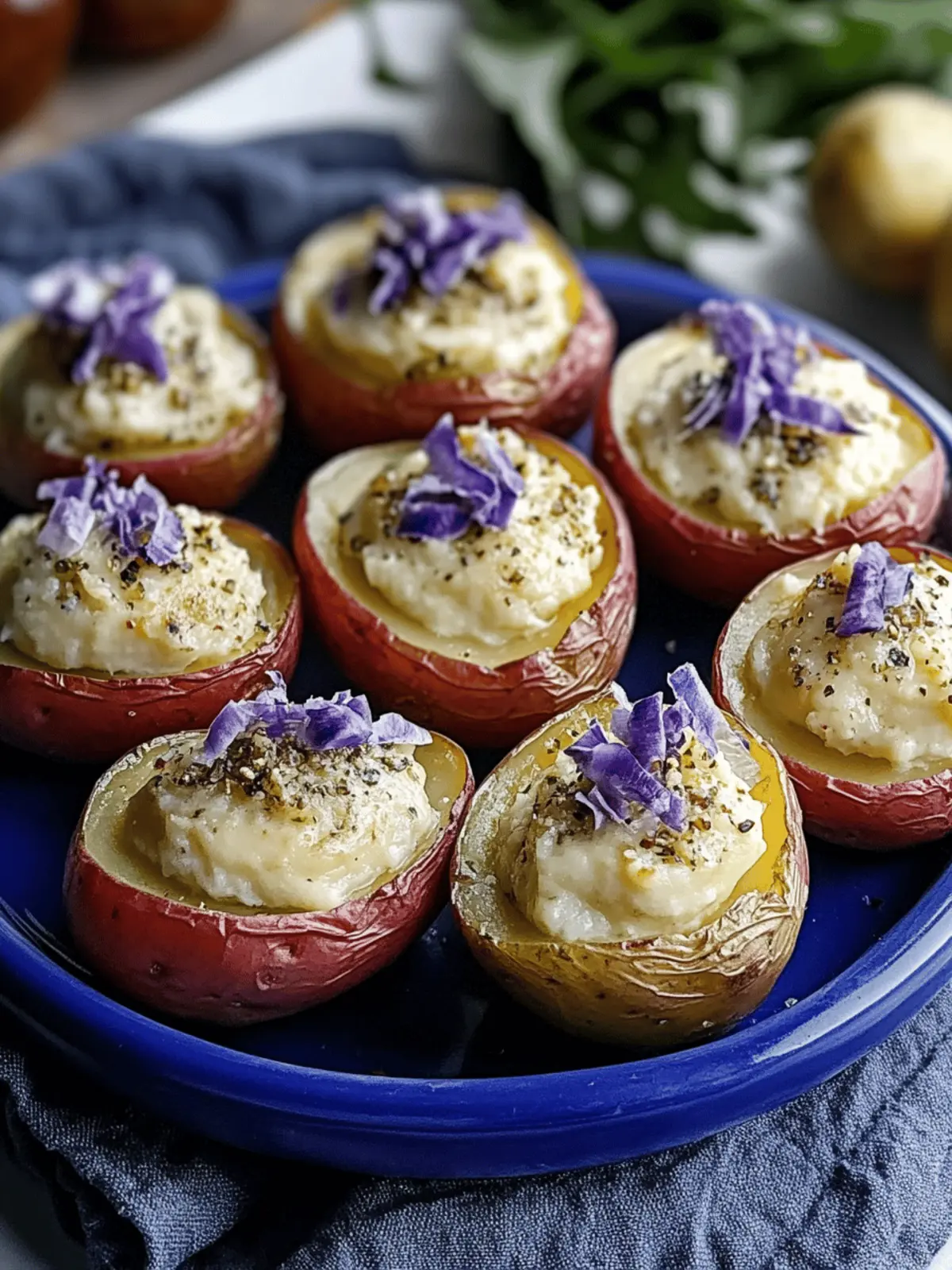 Patriotic Deviled Potatoes That Wow at Summer Celebrations 4 Deviled Potatoes