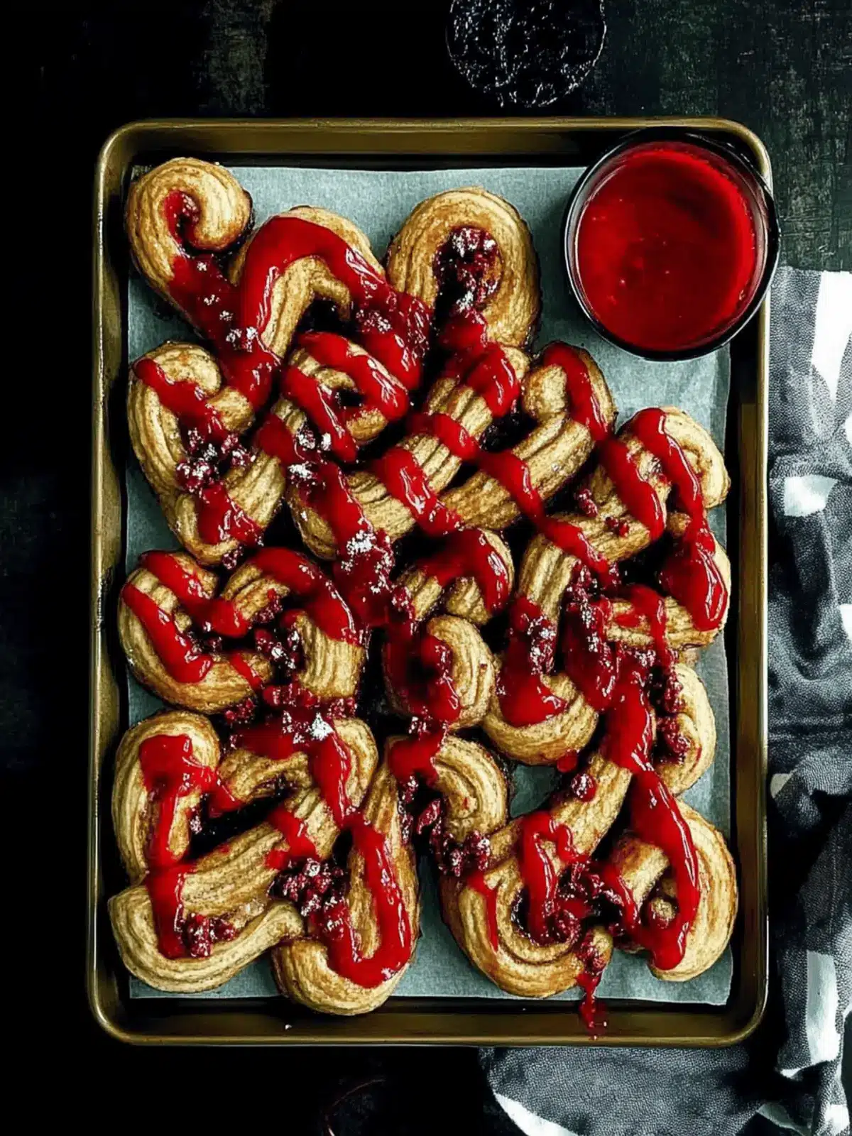 Bloody Guts Cinnamon Rolls for a Spooktacular Breakfast 2 Bloody Guts Cinnamon Rolls