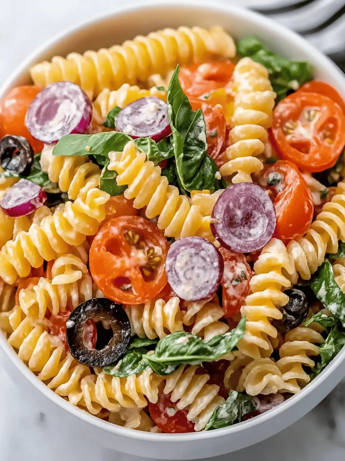 Italian Tri Color Pasta Salad – Easy, Flavorful Summer Delight 5 Italian Tri Color Pasta Salad