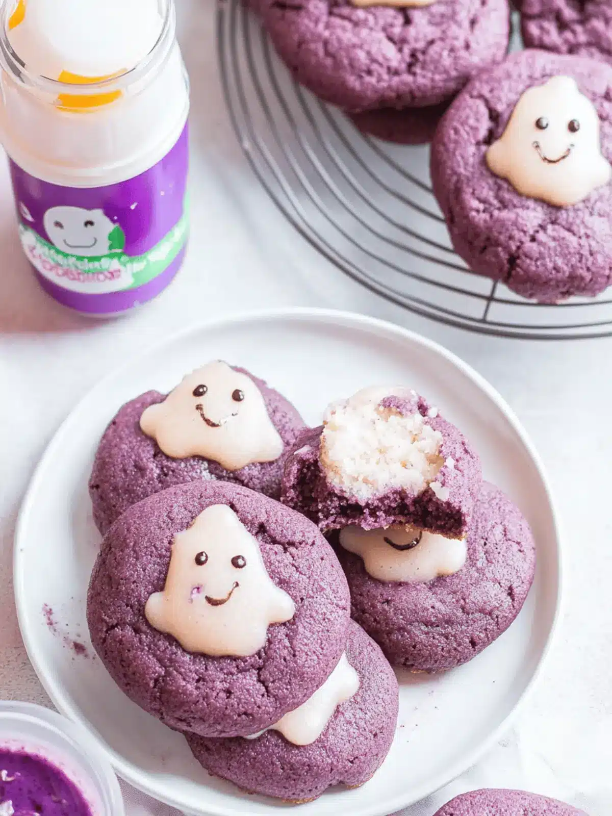 Cute Ube Snickerdoodles: Adorable Bear Cookies to Bake Today 2 Cute Ube Snickerdoodles