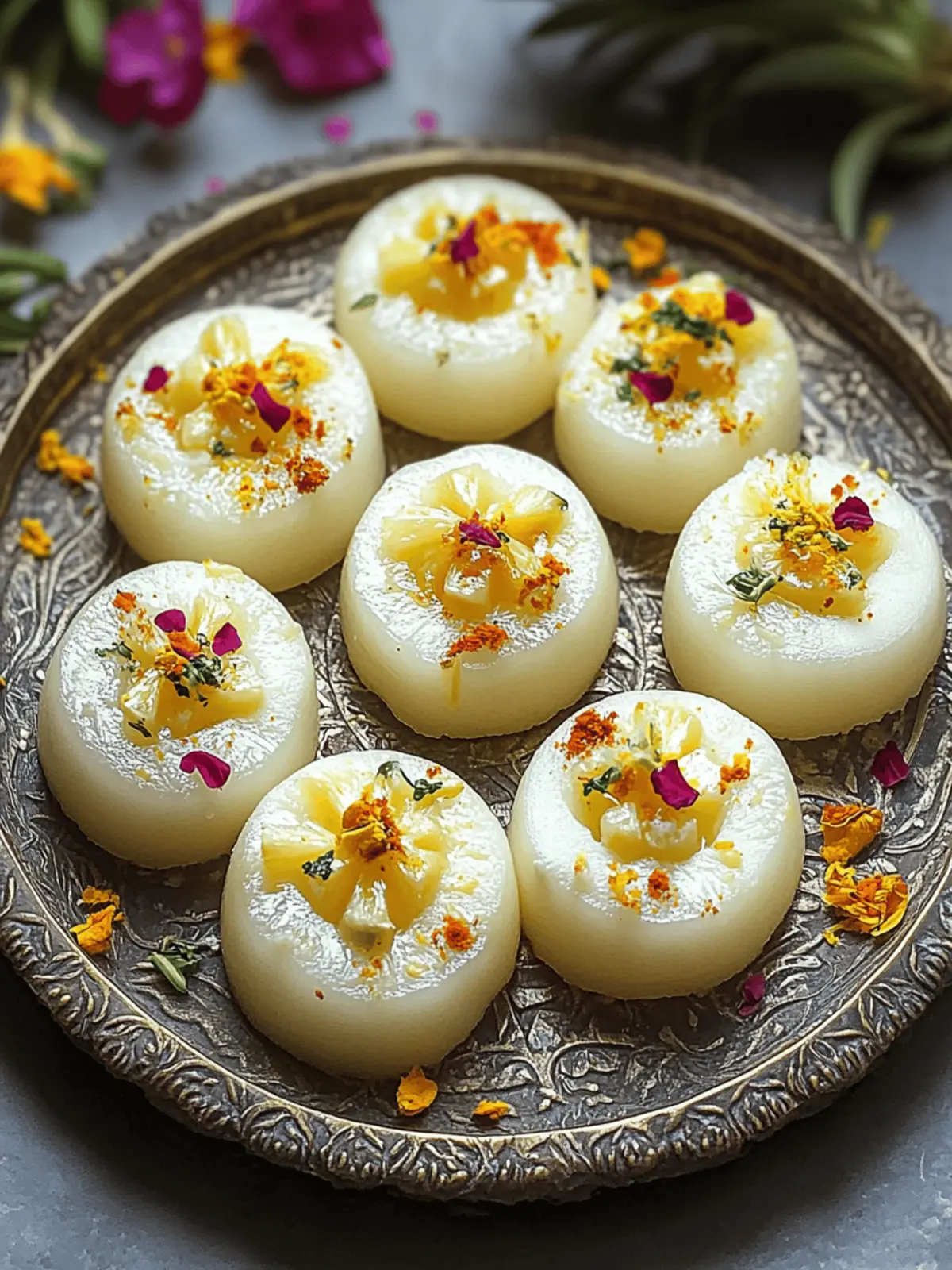 Creamy Pineapple Sandesh: A Must-Try Bengali Delight 2 Pineapple Sandesh