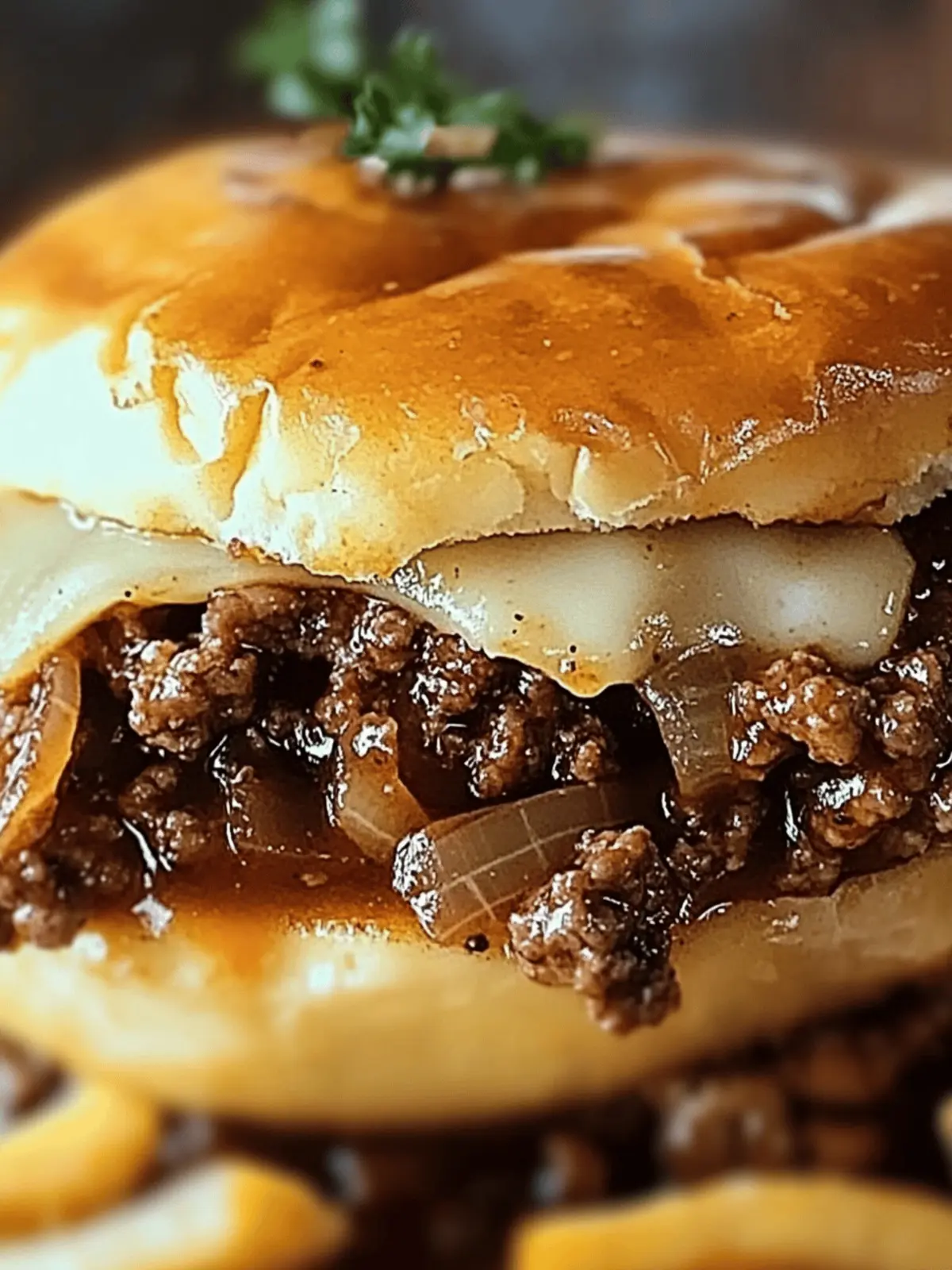 Savory French Onion Beef Sloppy Joes for Ultimate Comfort 3 French Onion Beef Sloppy Joes