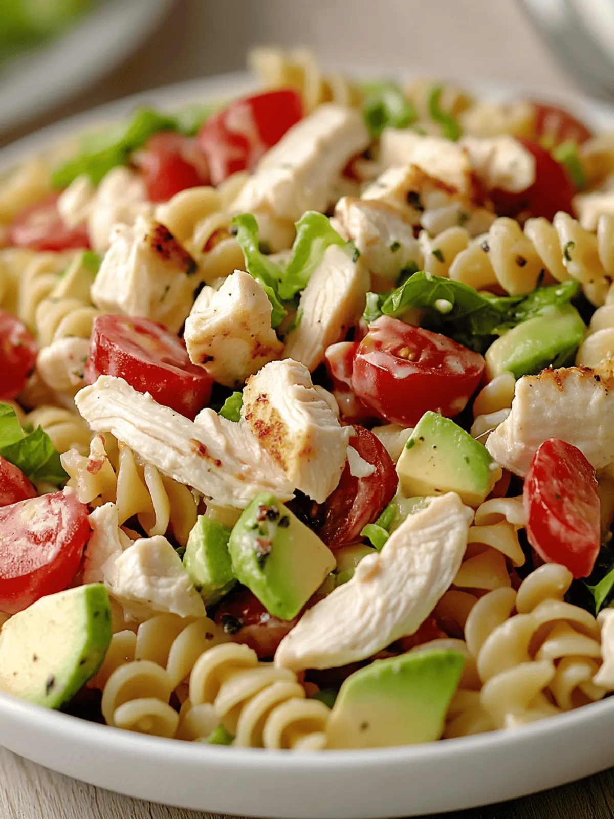 Delicious Chicken Club Pasta Salad for Easy Meal Prep 4 Chicken Club Pasta Salad