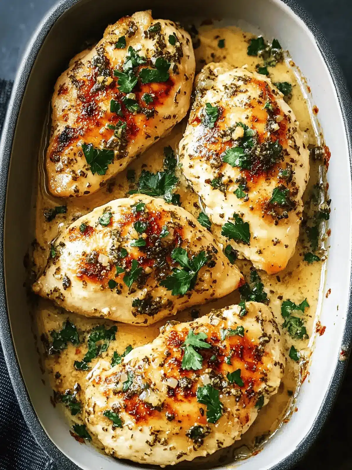 Garlic Butter Baked Chicken Breast - Juicy Perfection Awaits 4 Garlic Butter Baked Chicken Breast