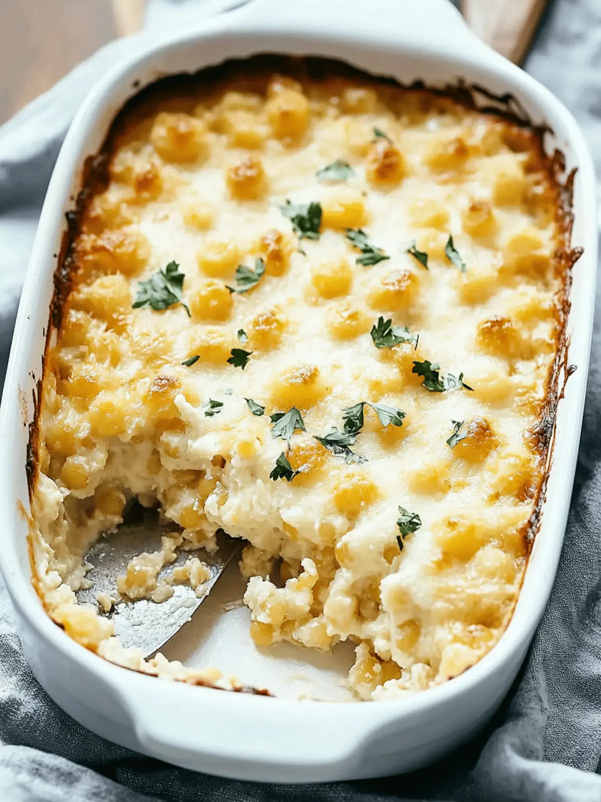 Cheesy Hominy Casserole: So Creamy, You'll Crave More 2 Cheesy Hominy Casserole