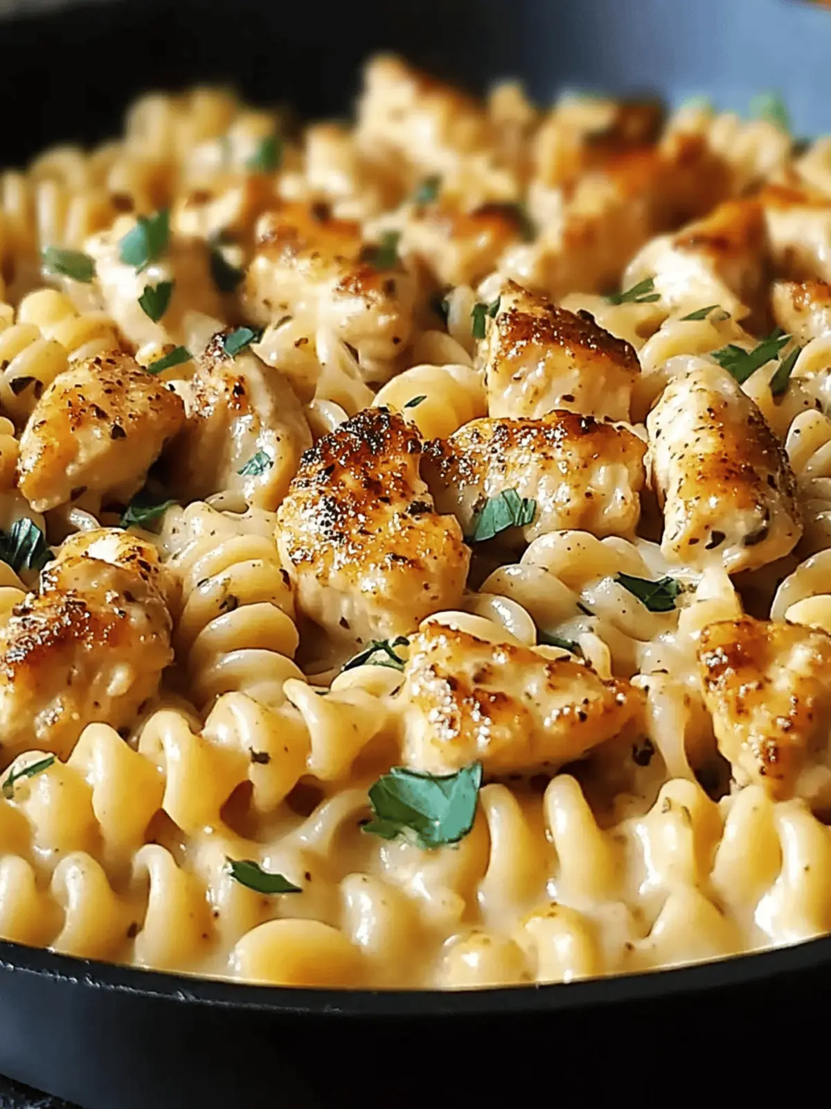 Cheesy Cajun Garlic Chicken Rotini Skillet for Unforgettable Comfort 5 Cheesy Cajun Garlic Chicken Rotini Skillet