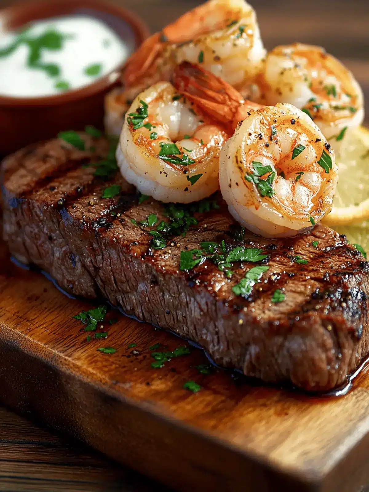 Sizzling Steak and Shrimp: Quick One-Pan Dinner Delight 3 Steak and Shrimp