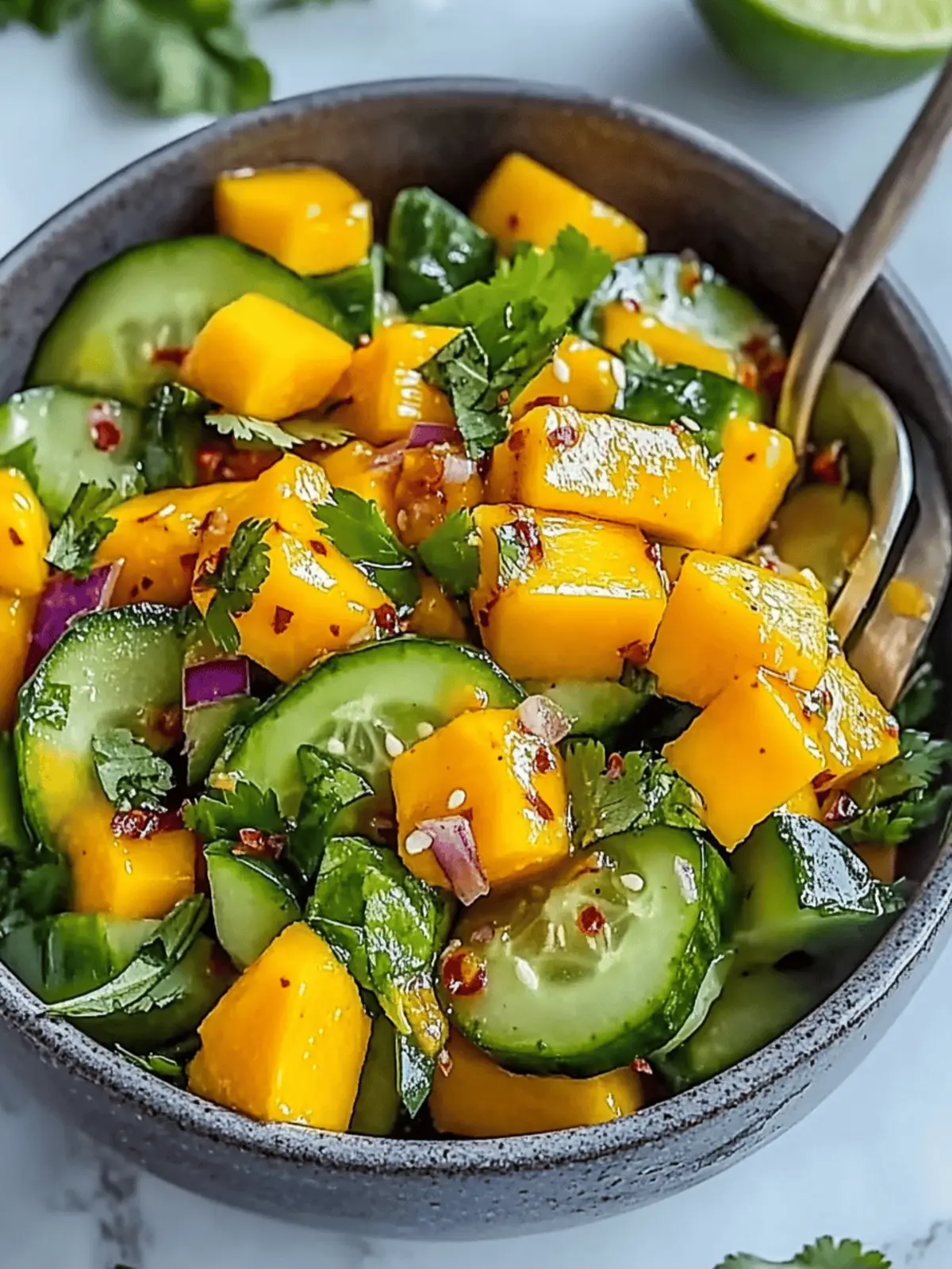 Mango Cucumber Salad with Chili Lime: A Zesty Summer Must-Try 2 Mango Cucumber Salad with Chili Lime