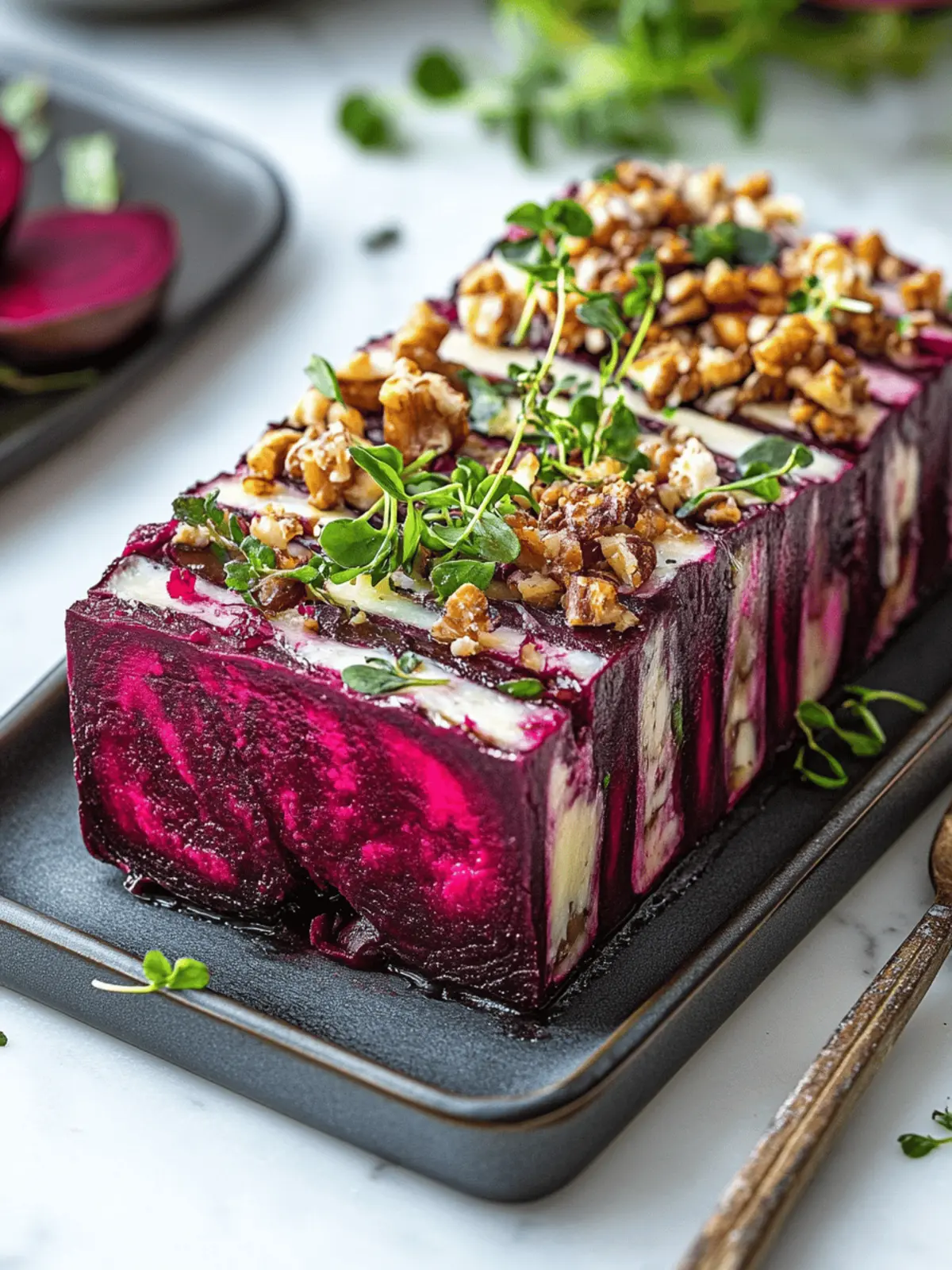 Vibrant Beetroot and Goat's Cheese Terrine for Effortless Entertaining 2 Beetroot and Goat’s Cheese Terrine