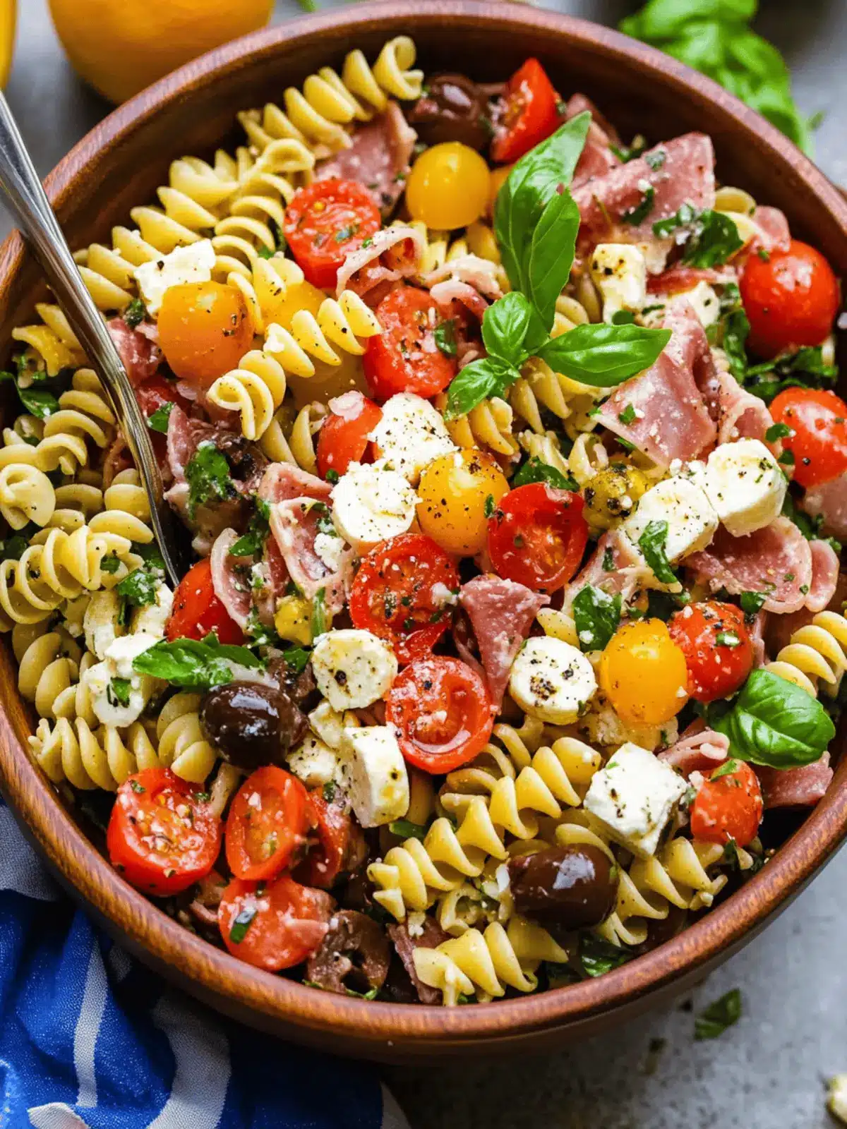 Ultimate Italian Antipasto Pasta Salad for Summer Bliss 5 Italian Antipasto Pasta Salad