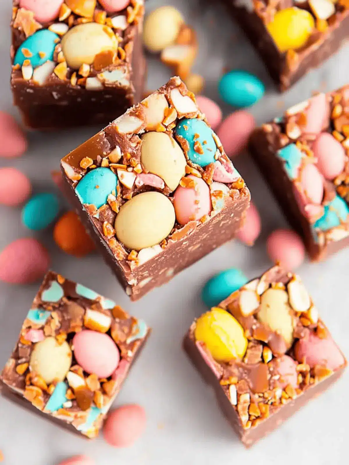 Creamy Robin Egg Fudge: 3 Ingredients of Easter Delight 4 Robin Egg Fudge