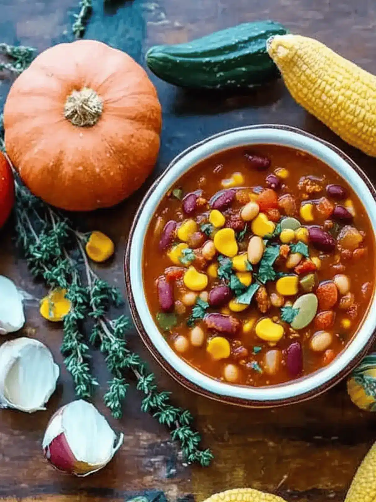 Delicious Vegan Three Sisters Chili for Cozy Comfort Evenings 5 Vegan Three Sisters Chili