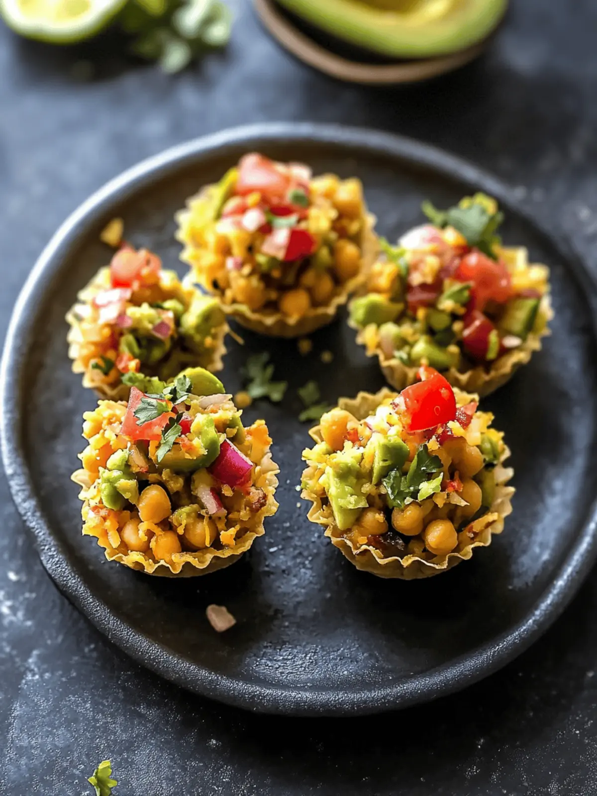 Chickpea Avocado Bhel Cups for Festive Flavorful Fun 4 Chickpea Avocado Bhel Cups