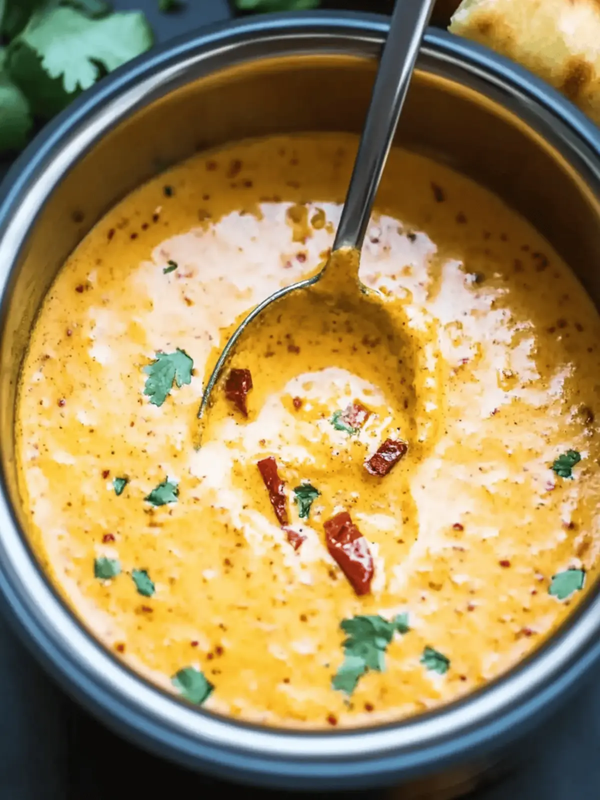 Spicy Pav Bhaji Fondue: A Cheesy Twist on Comfort Food 4 Spicy Pav Bhaji Fondue