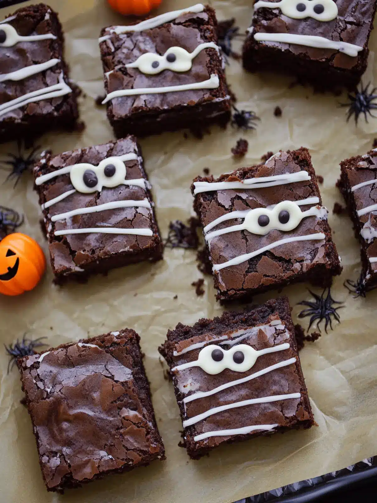 Spooky Halloween Brownies: 3 Fun Variations to Try! 5 Halloween Brownies