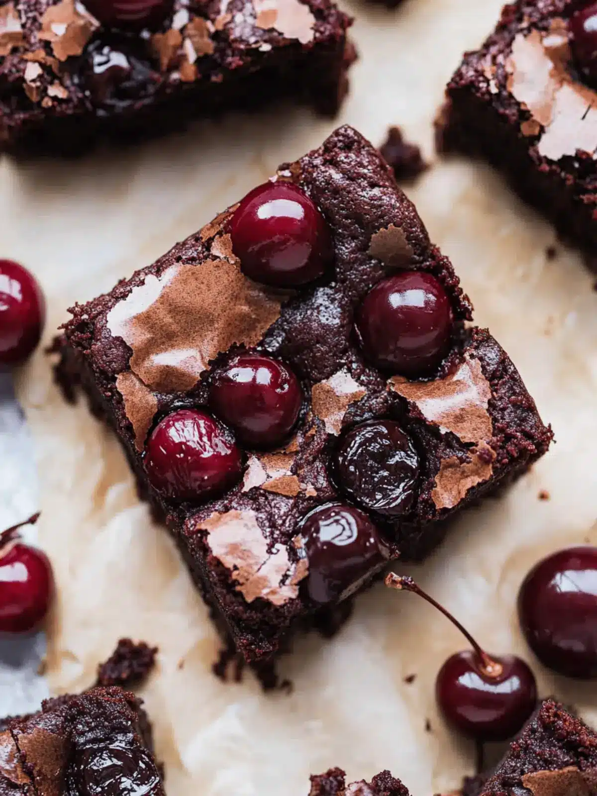 Irresistible Roasted Chocolate Cherry Brownies to Indulge In 5 Roasted Chocolate Cherry Brownies