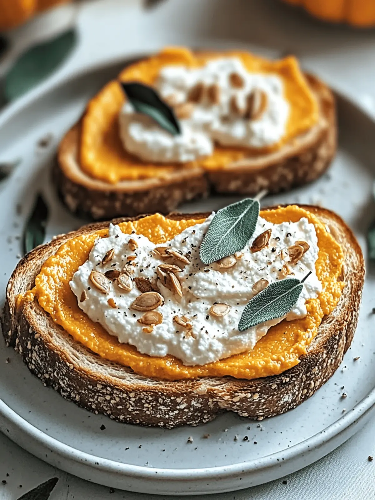 Pumpkin Ricotta Toast: Quick and Cozy Fall Breakfast Delight 5 Pumpkin Ricotta Toast
