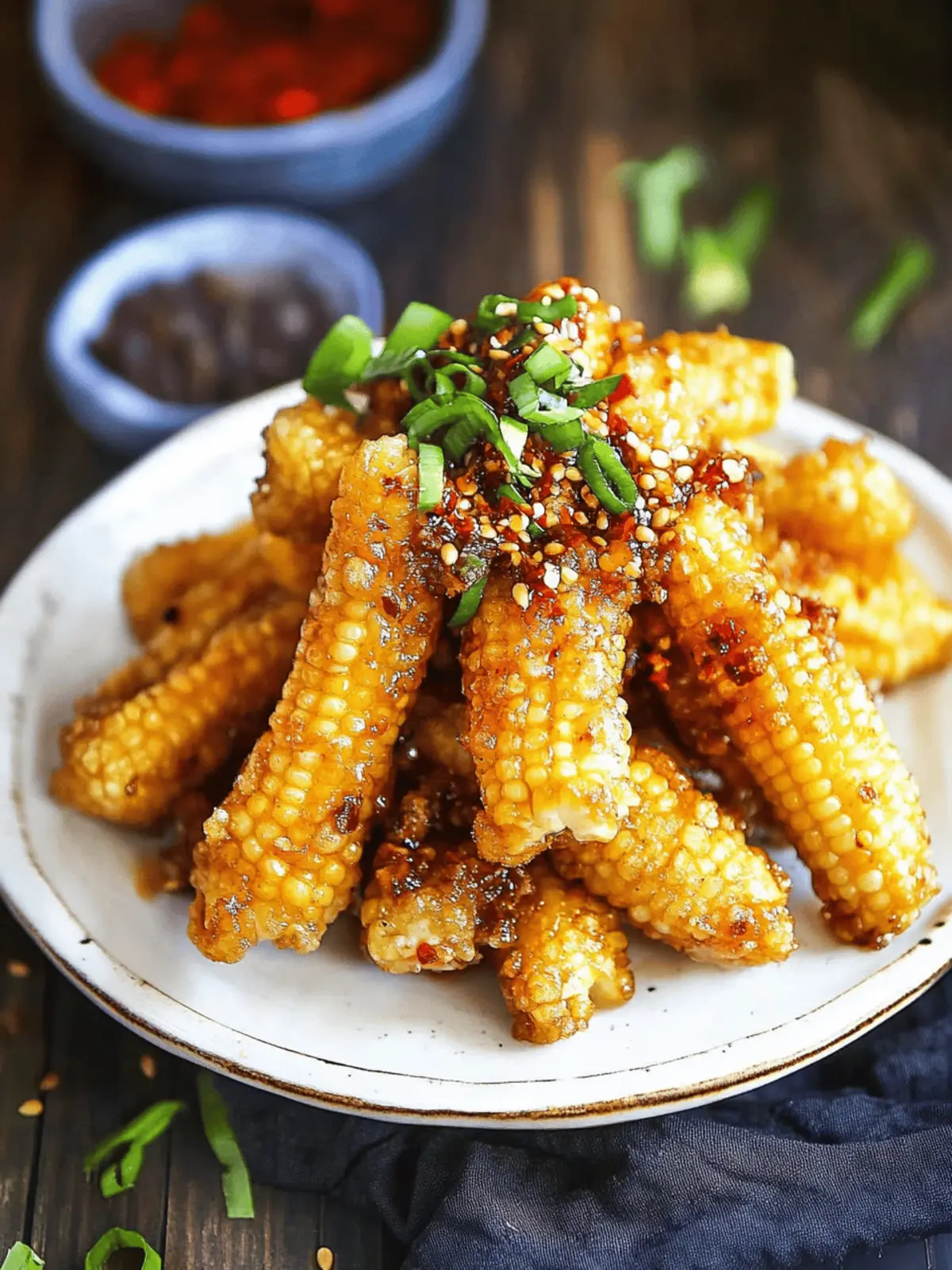 Crispy Baby Corn with Spicy Chili Garlic Glaze You’ll Love 3 Crispy Baby Corn
