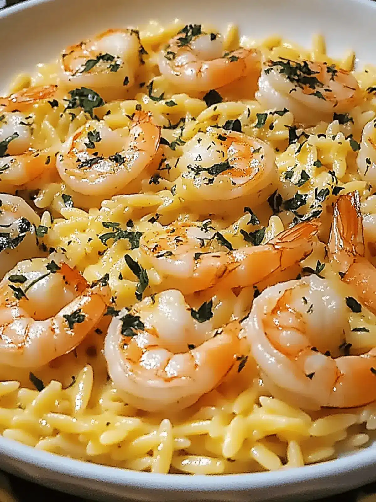 One Pan Parmesan Orzo with Shrimp for Effortless Dinners 5 One Pan Parmesan Orzo with Shrimp