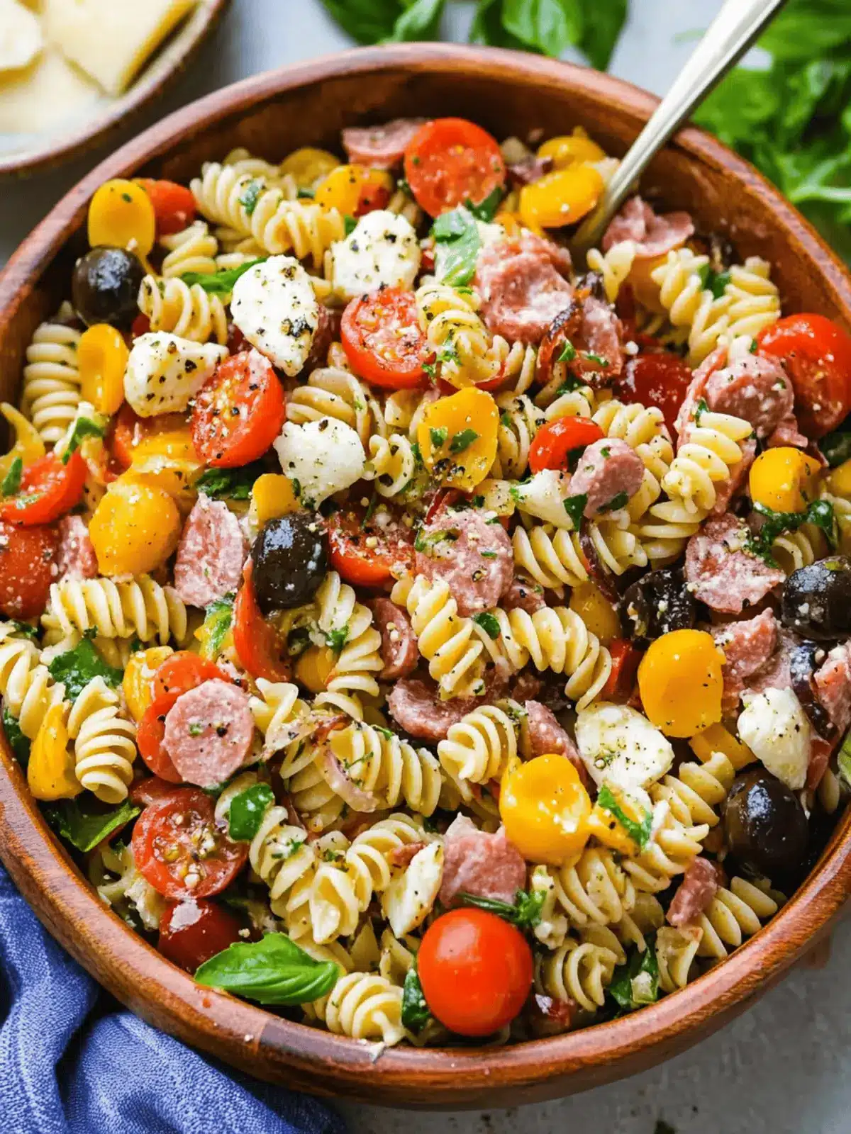 Ultimate Italian Antipasto Pasta Salad for Summer Bliss 4 Italian Antipasto Pasta Salad
