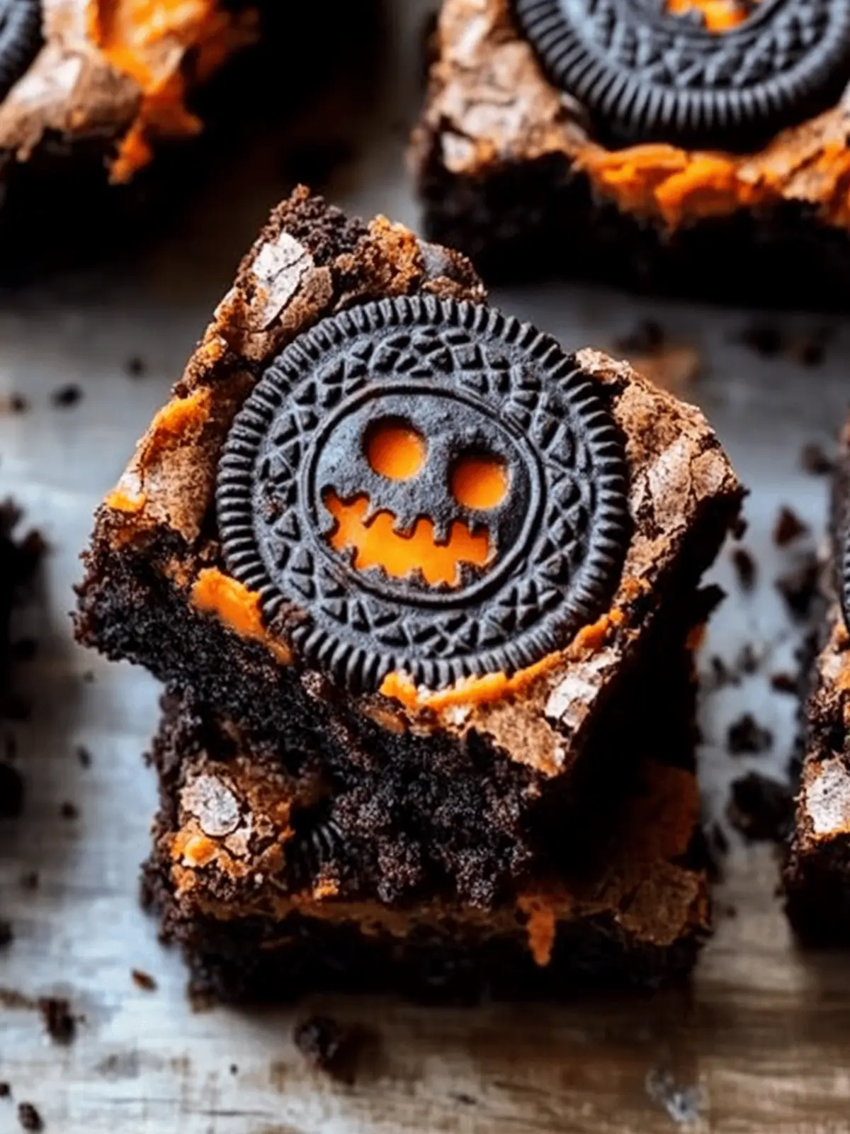 Decadent Halloween Oreo Cookie Boo Brownies to Impress Guests 4 Halloween Oreo Cookie Boo Brownies