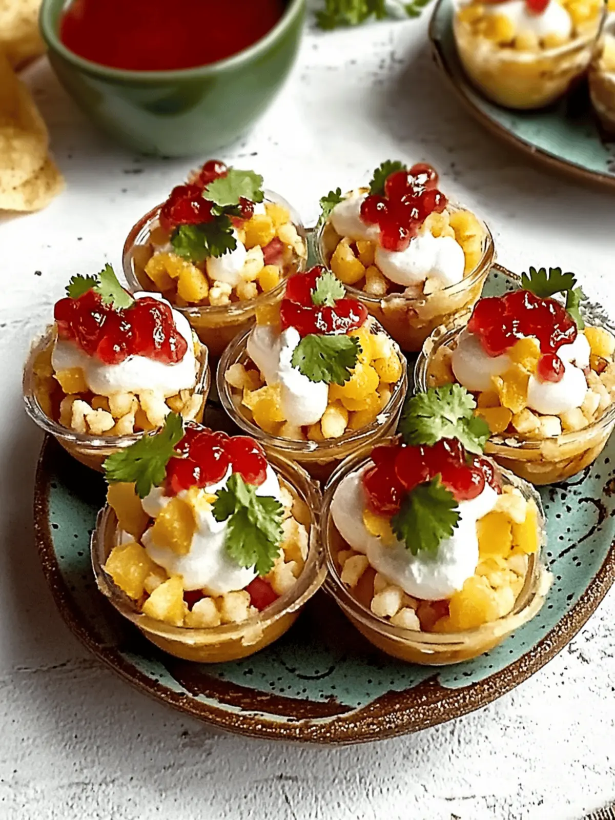 Healthy Papdi Chaat Appetizer Cups for Flavor-Packed Fun 2 Papdi Chaat Appetizer Cups