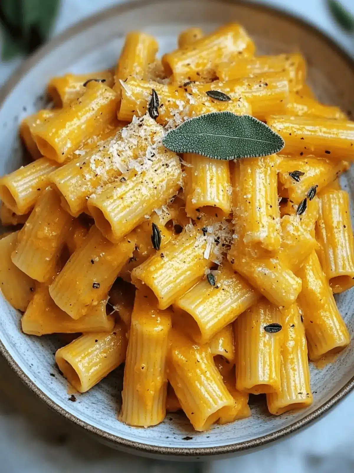 Delightful Pumpkin Sage Rigatoni for Cozy Fall Dinners 5 Pumpkin Sage Rigatoni