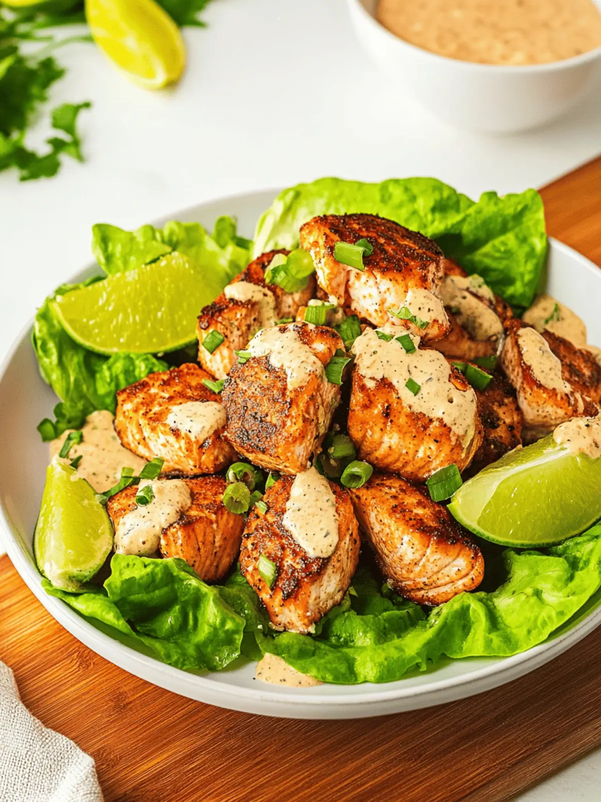 Crispy Air Fryer Bang Bang Salmon Bites in Just 15 Minutes 4 Air Fryer Bang Bang Salmon Bites