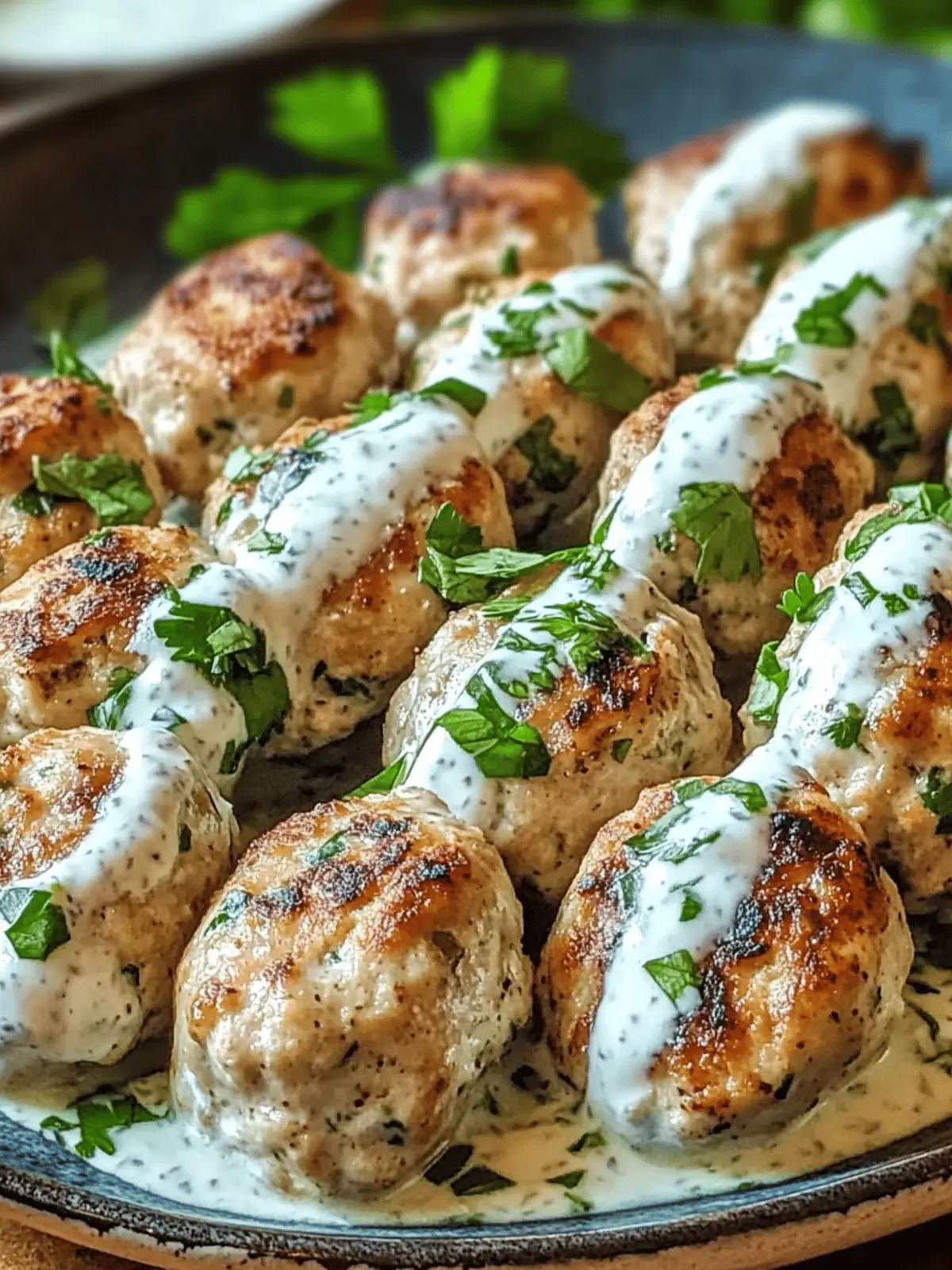Juicy Chicken Kofta with Garlic Yogurt Sauce to Wow Your Tastebuds 5 Chicken Kofta with Garlic Yogurt Sauce