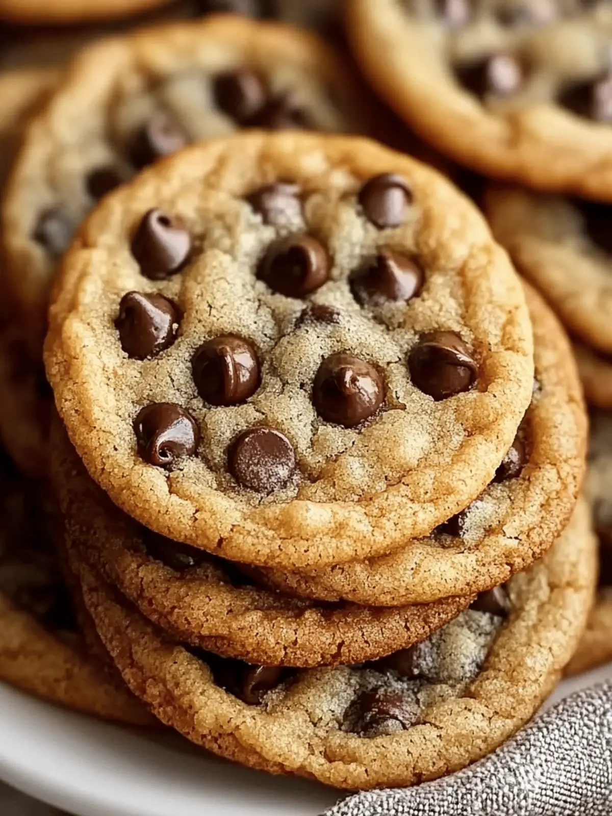 Crispy Thin Chocolate Chip Cookies That Steal the Show 4 Thin Crispy Chocolate Chip Cookies