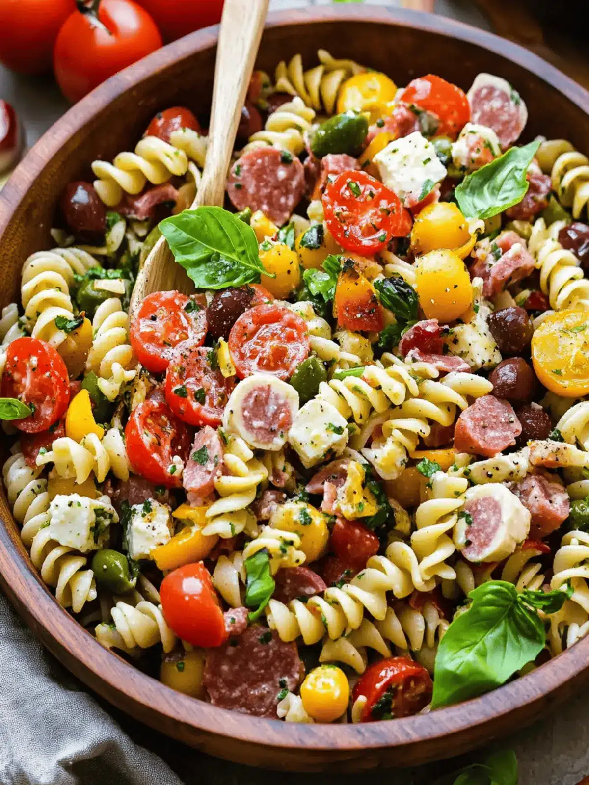 Italian Antipasto Pasta Salad: Summer's Flavorful Triumph 3 Italian Antipasto Pasta Salad