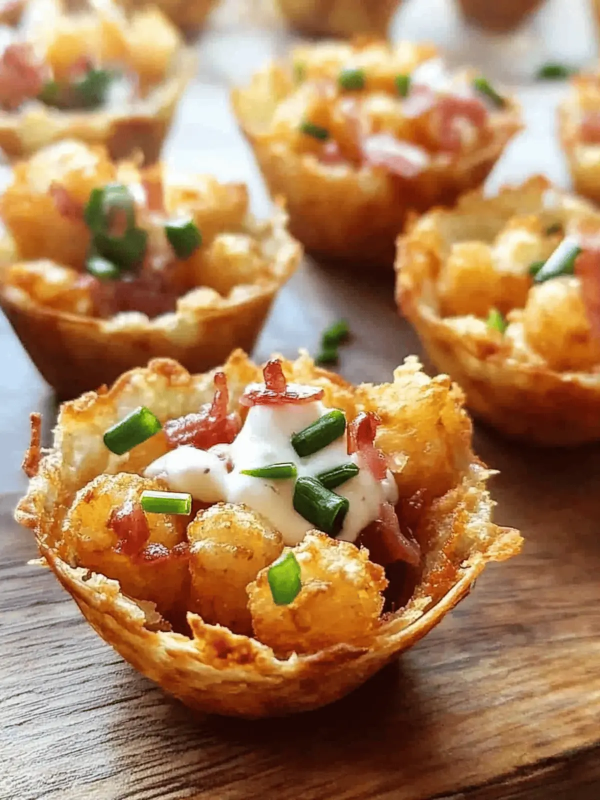 Tater Tot Appetizer Cups: Your New Favorite Game Day Snack 5 Tater Tot Appetizer Cups