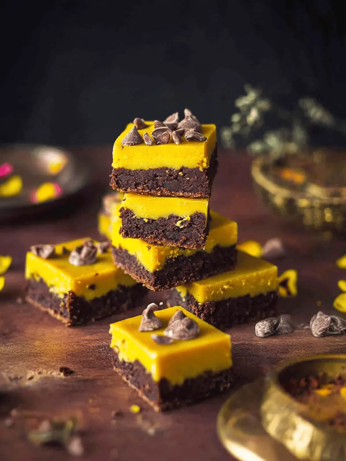 Indulge in Brownie Burfi Bites: A Blissful Eggless Treat 2 Brownie Burfi Bites