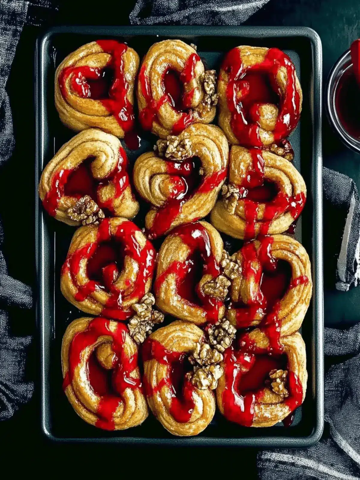 Bloody Guts Cinnamon Rolls for a Spooktacular Breakfast 3 Bloody Guts Cinnamon Rolls