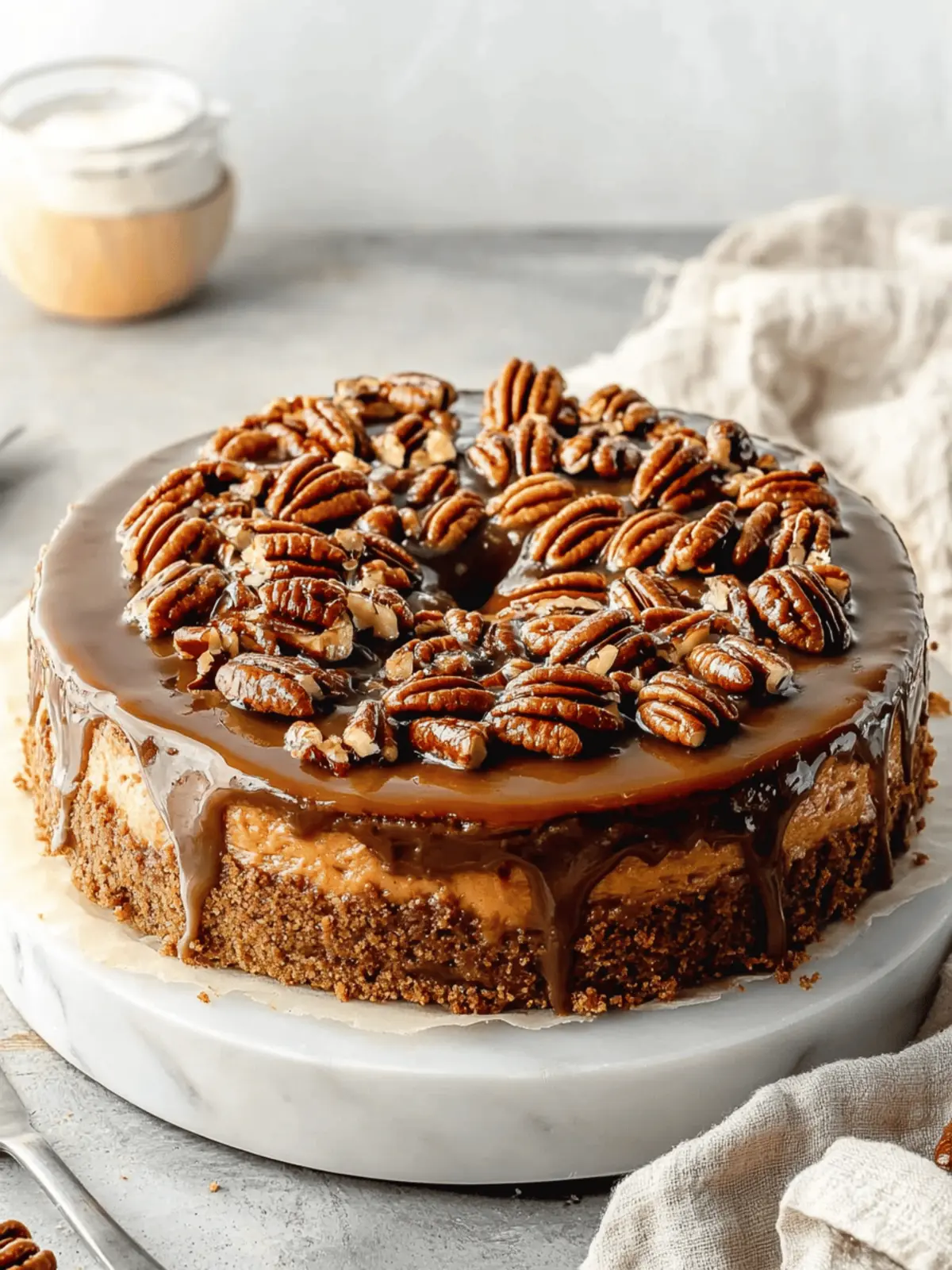 Pecan Pie Cheesecake: The Ultimate Sweet Indulgence! 2 Pecan Pie Cheesecake
