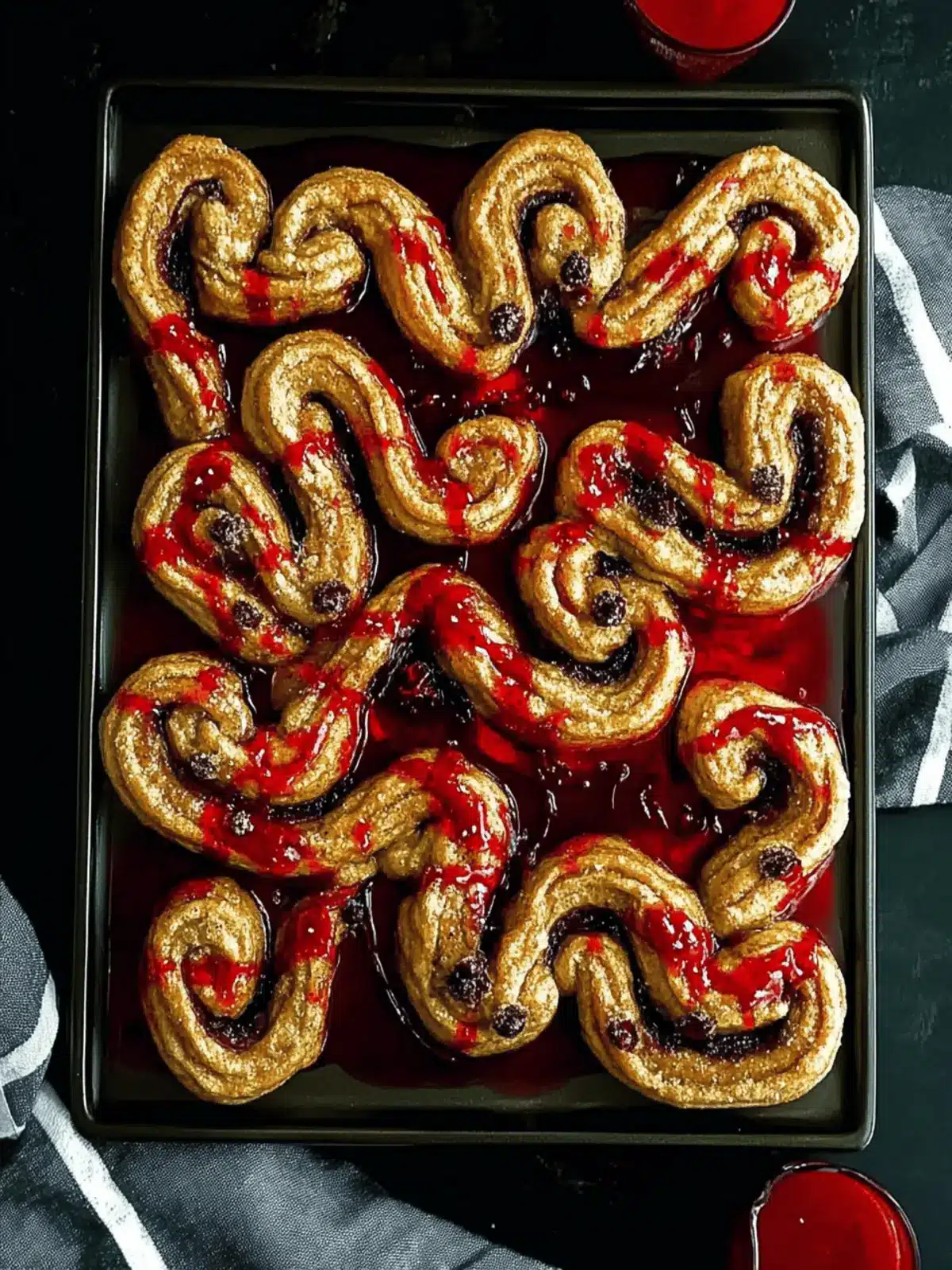 Bloody Guts Cinnamon Rolls for a Spooktacular Breakfast 4 Bloody Guts Cinnamon Rolls